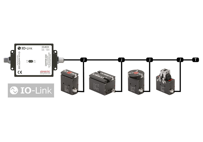 Foto GIMATIC presenta la tecnología IOLINK, una única interfaz para conectar nuestra gama de pinzas mecatrónicas.